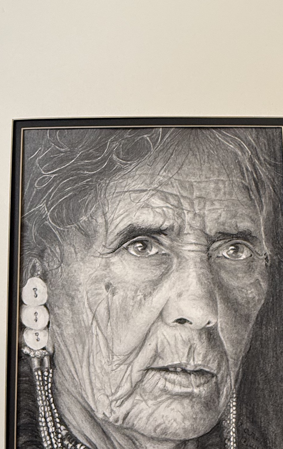 Woman from India, Graphite on paper